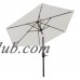 Sunrise Umbrella 8 ft. Parasol Aluminum Garden Market Patio Umbrella with Crank and Push Tilt   